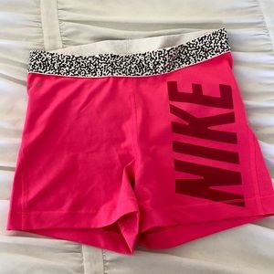 Nike Pro Dri-Fit Compression Shorts 3” Hot Pink